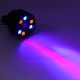 15W RGBW 10 LED Sound-activated Remote Control DMX Stage Strobe Light for Christmas Disco AC90-240V