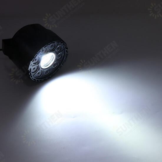 15W RGBW 10 LED Sound-activated Remote Control DMX Stage Strobe Light for Christmas Disco AC90-240V