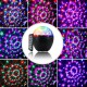 16 Colors bluetooth Speaker Disco Ball Mini Music Audio Stage Light Remote Control Portable Projector Club Party