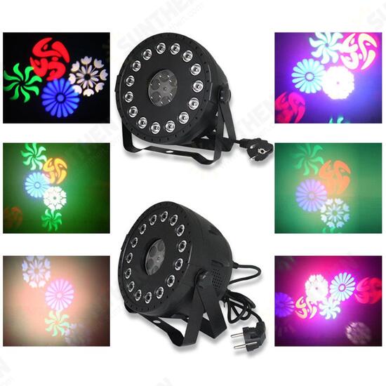 30W RGB Stage Light Remote Sound Control 15 LED Par Lamp for Club DJ Party Disco Wedding Christmas AC90-240V