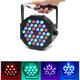 36W RGB LED Stage Light PAR DMX-512 Light Projector Party DJ Light