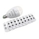 3W E27 RGBW 10 Patterns Projector LED Stage Light Bulb for Christmas Party Bar AC110-240V