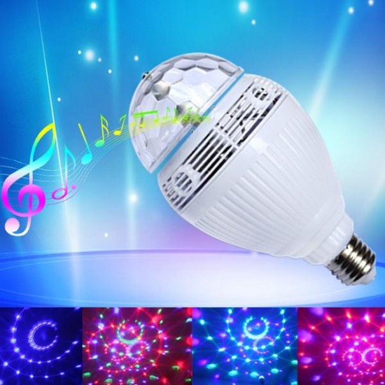 5W E27 Wireless bluetooth Speaker Magic Ball Bulb Music Playing Disco DJ Party Stage Lamp AC110V-240