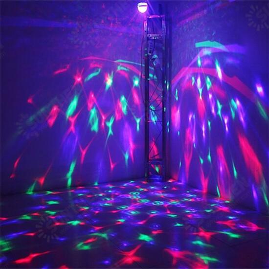 5W E27 Wireless bluetooth Speaker Magic Ball Bulb Music Playing Disco DJ Party Stage Lamp AC110V-240