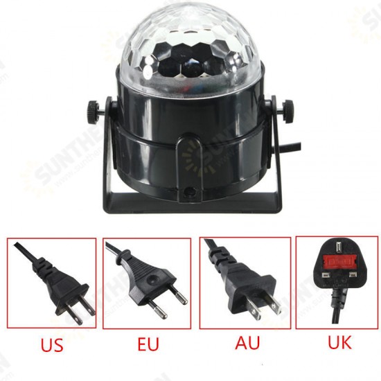 5W Mini RGB LED Party Disco Club Light Crystal Magic Ball Effect Stage Light for Christmas