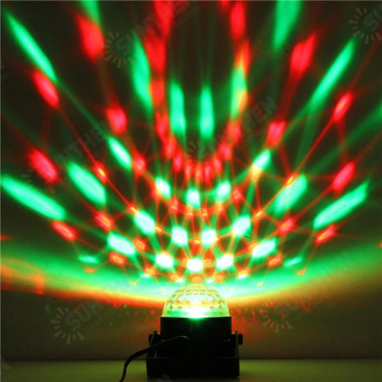 5W Mini RGB LED Party Disco Club Light Crystal Magic Ball Effect Stage Light for Christmas