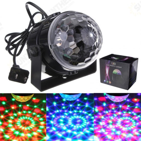 5W Mini RGB LED Party Disco Club Light Crystal Magic Ball Effect Stage Light for Christmas