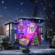 64 Patterns LED Christmas Snowflake Projector Light Outdoor Lawn Lamp Waterproof