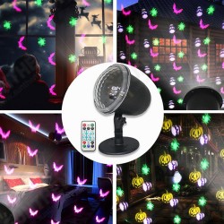 7.5W 4 LED Halloween Projection Stage Light Outdoor Remote Control Waterproof Lamp for Party Festival AC100-240V 7.5W 4 LED Halloween Projection Stage Light Outdoor Remote Control Waterproof Lamp for Party Festival AC100-240V