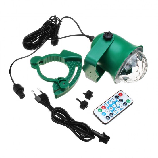 7W RGBW LED Remote Control Waterwave Projector Landscape Stage Light Outdoor Tree Christmas