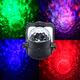 9W RGBW Remote Sound Control LED Water Wave Effect Magic Ball Stage Light for Christmas Party Disco