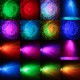 9W RGBW Remote Sound Control LED Water Wave Effect Magic Ball Stage Light for Christmas Party Disco