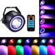 AC90-240V 15W RGB LED Stage Light Remote Control Sound-activated Par Lamp for Christmas