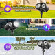 Christmas Projector Lights Waterproof Outdoor Projector 2-in-1 Ocean Waves and Moving Patterns Lawn Lamp with Remote Control for Holiday Christmas Party Outdoor Indoor Decorations Christmas Projector Lights Waterproof Outdoor Projector 2-in-1 Ocean Waves and Moving Patterns Lawn Lamp with Remote Control for Holiday Christmas Party Outdoor Indoor Decorations