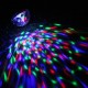 Mini 3W RGB Sound Activated Stage Light Rotating Projector for Xmas Wedding Party