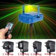 Mini R&G Auto/Voice Control LED Stage Light Projector With Remote For Xmas Party KTV Disco
