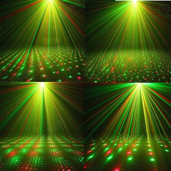 Mini R&G Light SD USB Projector Disco Stage Xmas Dancing Party DJ Club Pub