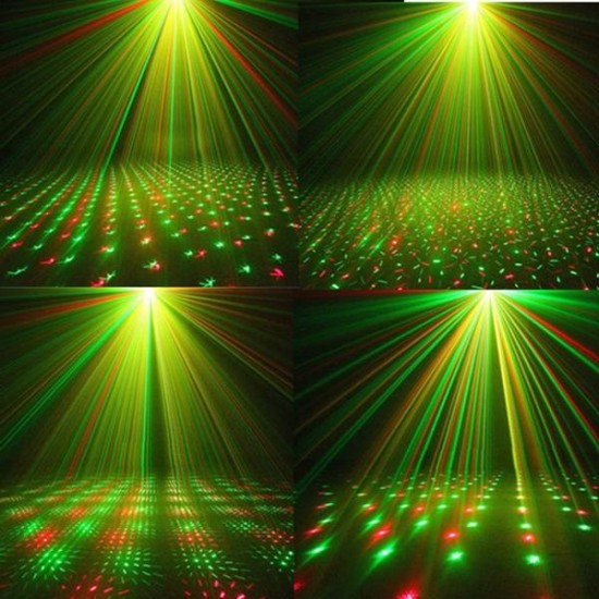 Mini bluetooth R&G Light USB SD Projector Disco Stage Xmas Party DJ Club