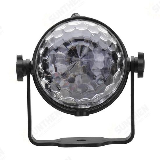 RGB Self-propelled Flash Mode Remote/ Voice Control LED Stage Light Crystal Ball DJ Part Disco Club