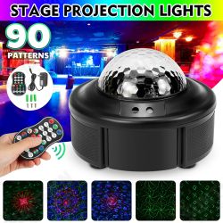 Starry Sky Projection Lamp Water Pattern Flame Ocean Lamp Stage Ktv Flash Seven Colors Starry Sky Projection Lamp Water Pattern Flame Ocean Lamp Stage Ktv Flash Seven Colors
