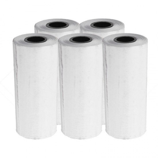 57*25 3/5 Rolls Pure Color Clear Photo Printing Paper Roll for Pocket Thermal Printer