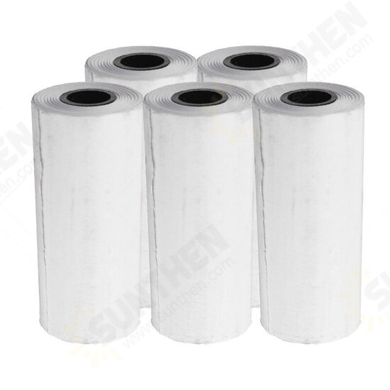 57*25 3/5 Rolls Pure Color Clear Photo Printing Paper Roll for Pocket Thermal Printer