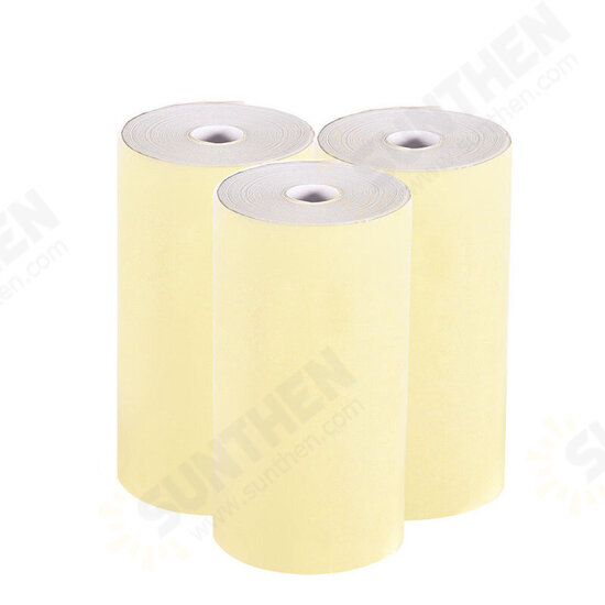 57*25 3/5 Rolls Pure Color Clear Photo Printing Paper Roll for Pocket Thermal Printer