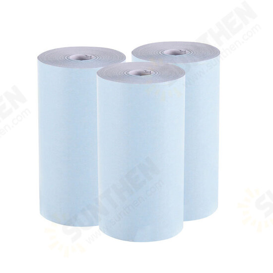 57*25 3/5 Rolls Pure Color Clear Photo Printing Paper Roll for Pocket Thermal Printer