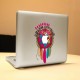 Indian Feathers Thin Vinyl Digital Sticker Skin Decals Cover Laptop Skin For Apple Macbook