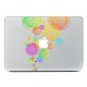 Colored Ring Decorative Laptop Decal Removable Bubble Self-adhesive Skin Sticker