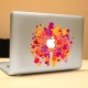 Phoenix Tree Leaf Decorative Laptop Decal Removable Bubble Free Self-adhesive Skin Sticker