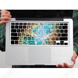 The Night Blue Light PVC Keyboard Bubble Self-adhesive Decal For Macbook Pro 13 15 Inch The Night Blue Light PVC Keyboard Bubble Self-adhesive Decal For Macbook Pro 13 15 Inch
