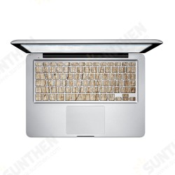 Wall Colored Glaze Macbook Keyboard Removable Bubble Self-adhesive Decal For Macbook Pro 13 15 Inch Wall Colored Glaze Macbook Keyboard Removable Bubble Self-adhesive Decal For Macbook Pro 13 15 Inch