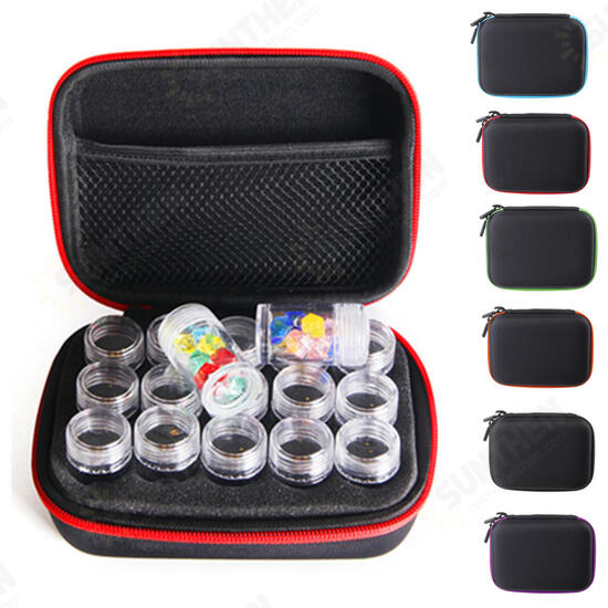 15 Solts Diamond Painting Box Embroidery Case Organizer Storage Accessories Tool Parts Storage Box