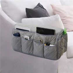 Armrest Bag Bedside Sofa Storage Organizer with 6 Pockets for Laptop Notebook Books Phone Armrest Bag Bedside Sofa Storage Organizer with 6 Pockets for Laptop Notebook Books Phone