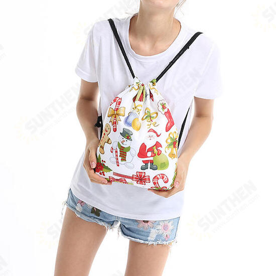 Christmas Backpack Shoulder Bag Drawstring Bag For Women Bag