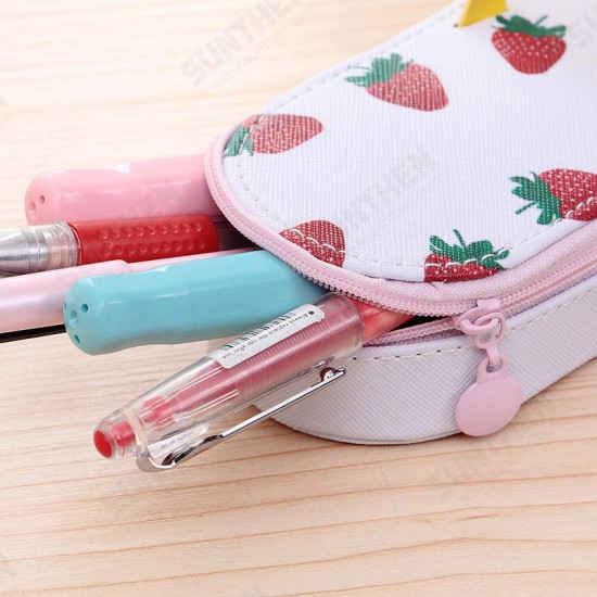 Cute Fruit Flip-flops Creative Slippers Pencil Bag School Office Stationery Supplies Pencil Case