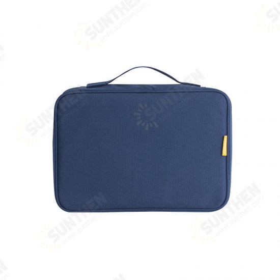 Double zipper Multi-Function Digital Products Travel Storage Bag Nylon Material Electronic Storage Wash Bag