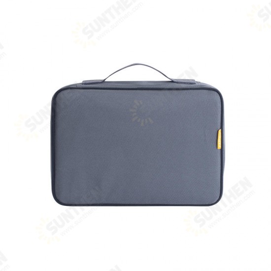 Double zipper Multi-Function Digital Products Travel Storage Bag Nylon Material Electronic Storage Wash Bag