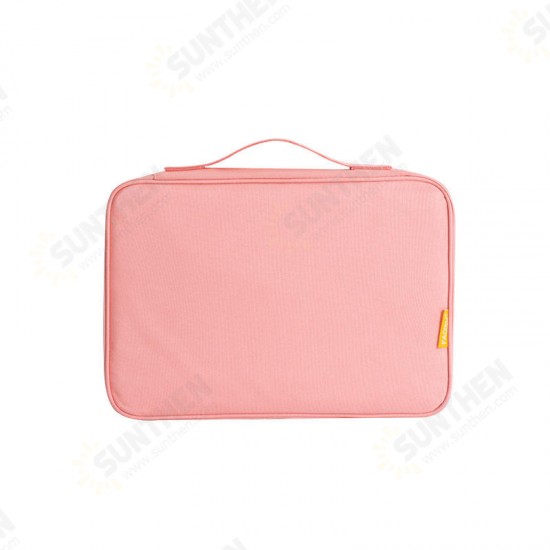 Double zipper Multi-Function Digital Products Travel Storage Bag Nylon Material Electronic Storage Wash Bag