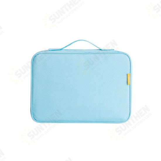 Double zipper Multi-Function Digital Products Travel Storage Bag Nylon Material Electronic Storage Wash Bag