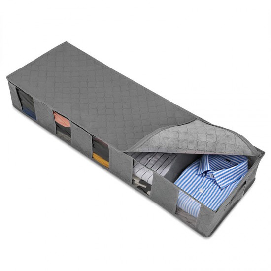 Five-Fold Folding Non-Woven Bed Storage Box Dustproof and Moisture-Proof Clothing Quilt Storage Bag