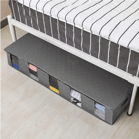 Five-Fold Folding Non-Woven Bed Storage Box Dustproof and Moisture-Proof Clothing Quilt Storage Bag