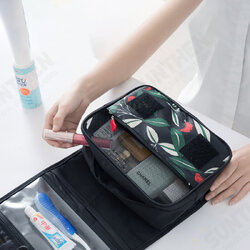 BX-996 Waterproof Vintage Bathroom Travel Storage Makeup Bag Organizer Cube Pouch Wash Bag BX-996 Waterproof Vintage Bathroom Travel Storage Makeup Bag Organizer Cube Pouch Wash Bag