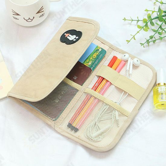 HN-1030 Travel Cosmetic Storage Bag Electronics Cable Organizer Makeup Bags Pencil Case