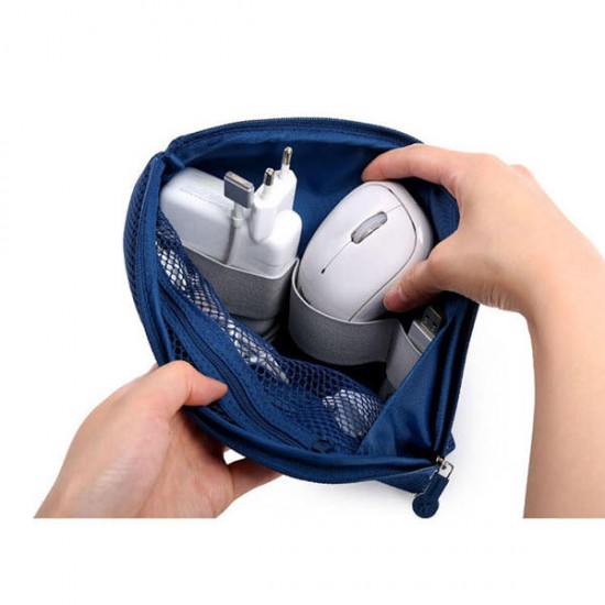 HN-B16 Multifunctional Fashion Travel Storage Bag Digital Cable Earphone Holder Organizer