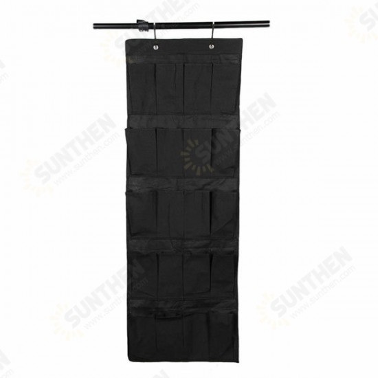 HN-B21 20 Pockets Door Shoe Organizer Non Woven Hanging Storage Bag