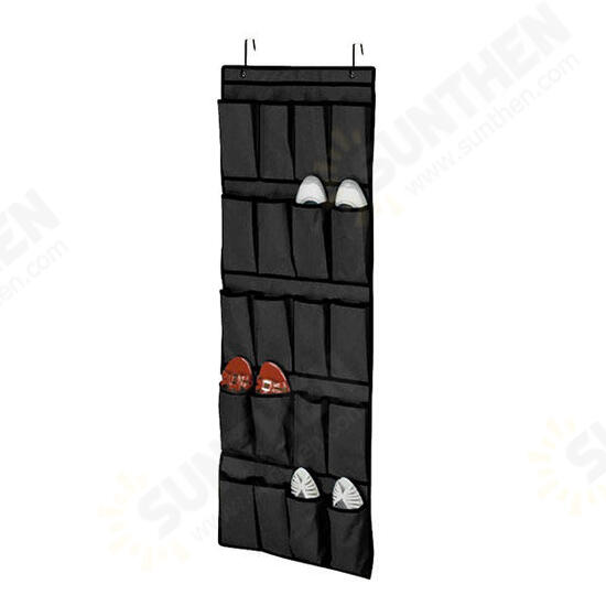 HN-B21 20 Pockets Door Shoe Organizer Non Woven Hanging Storage Bag