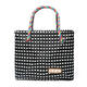 HN-B68 Woven Travel Storage Bag Durable Waterproof Beach Tote Sturdy Stripe Bag