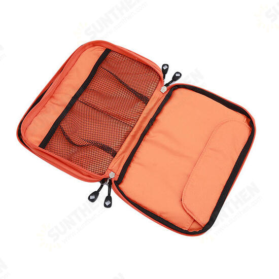 HN-CB1 Double Layer Cable Storage Bag Electronic Accessories Organizer Travel Gear